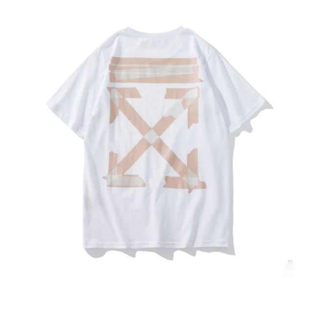 Camiseta Off-White Classic X-Tape Brown Streetwear