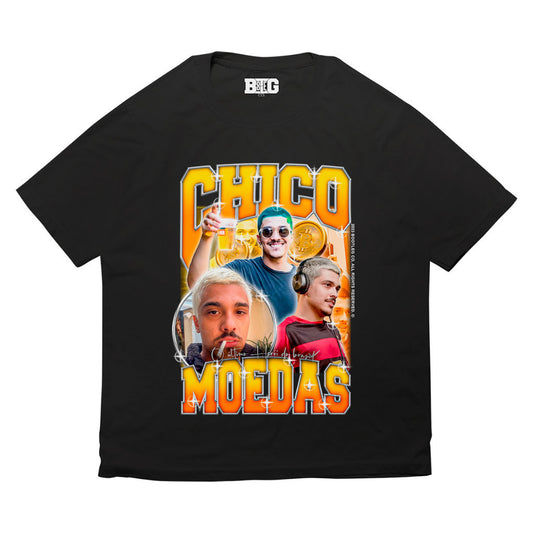 Camiseta Streetwear Chico Moedas