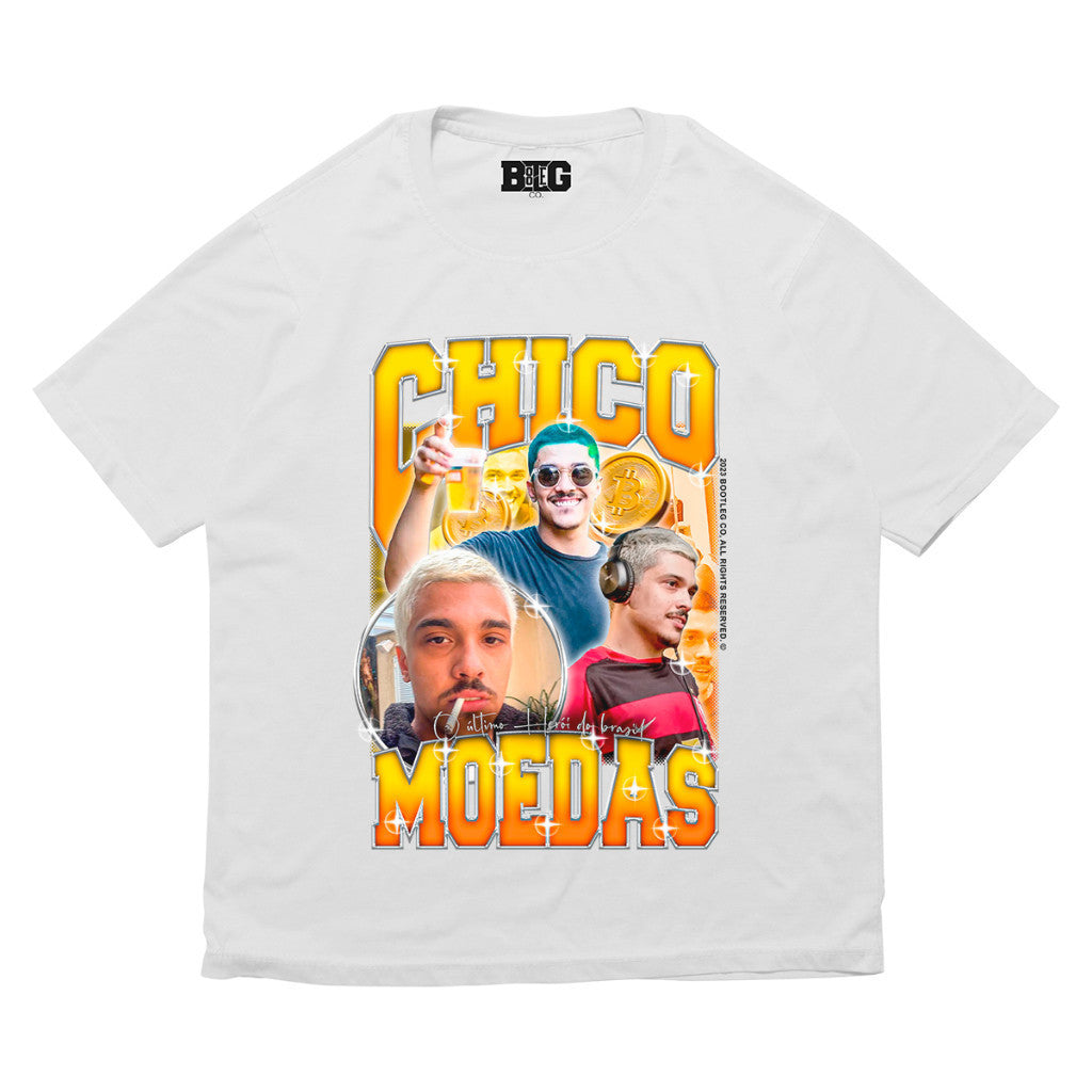 Camiseta Streetwear Chico Moedas