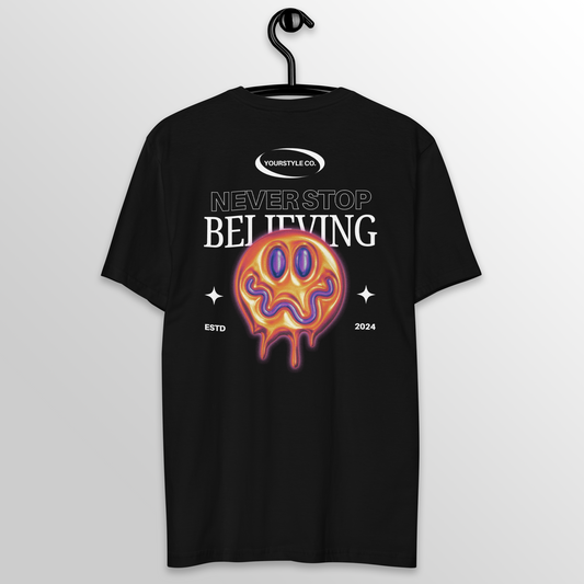 Camiseta - Never Stop Believing